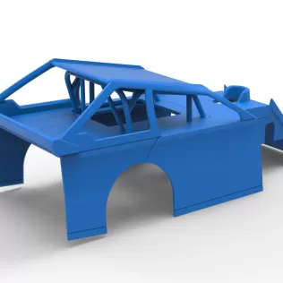 Shell of Mod Lite Race car Version 2 Scale 1:25 - Model thumbnail 13