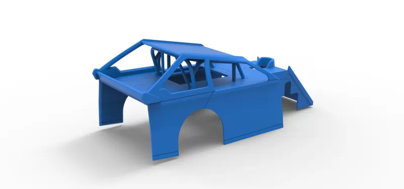 Shell of Mod Lite Race car Version 2 Scale 1:25 - Model preview 13