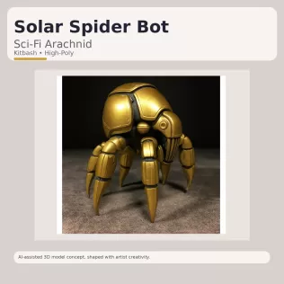 Creature Forge Pack – Fantasy & Sci-Fi Creature Collection - Model thumbnail 6