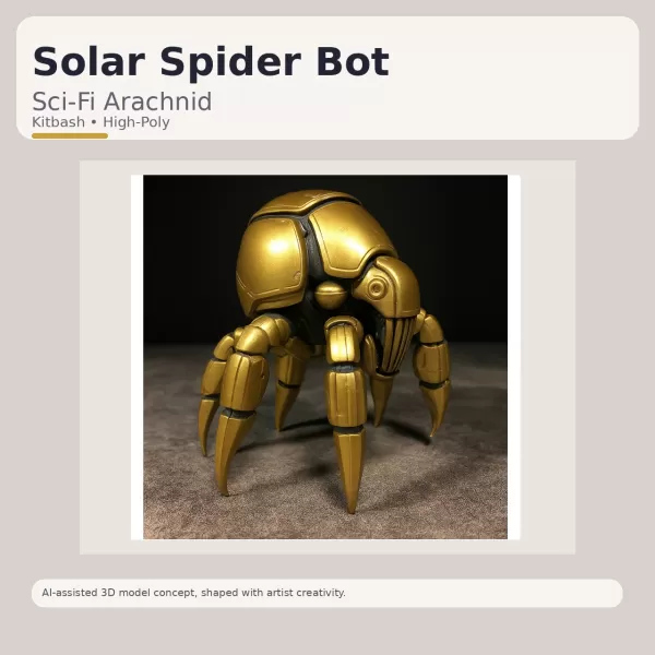 Creature Forge Pack – Fantasy & Sci-Fi Creature Collection - Model preview 6