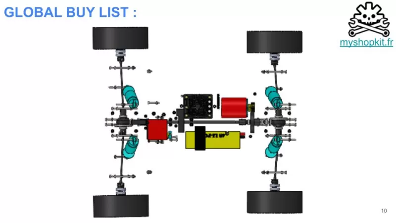 V6 JLB X HSP TRUGGY 1:8 4WS 4WD (4 WHEEL STEERING) - Model preview 5