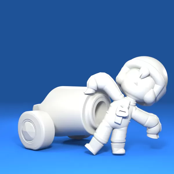 Bonnie (Original) - Brawl Stars - Model preview 4