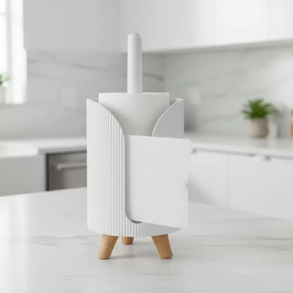 🧻✨ Smart Modern Paper Towel Holder | Minimal & Functional Kitch - Model preview 7