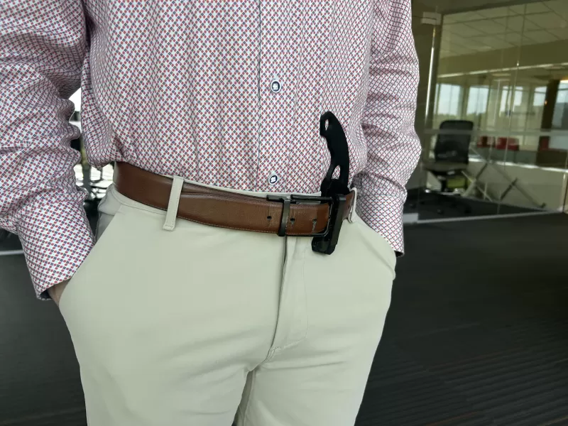 Real World Use & Utility Fully Printed Holstered/Clip & Knife - Model preview 3