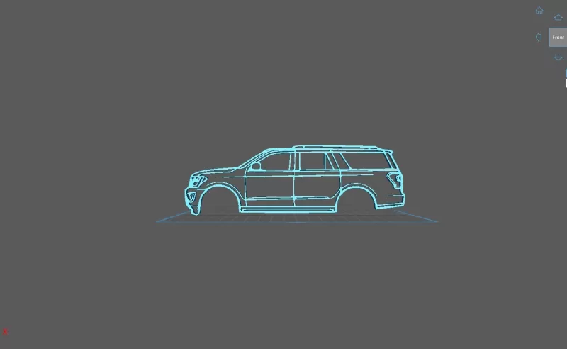 Ford - Expedition 2018 Wall Art - Model preview 1