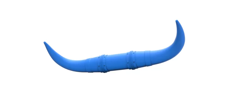 Bull horns for car ot truck Version 3 Scale 1:25 - Model preview 12