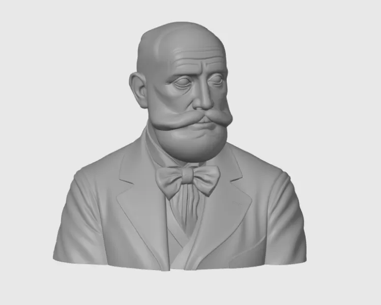Yane Sandanski 3D STL (Яне Сандански) - Model preview 2