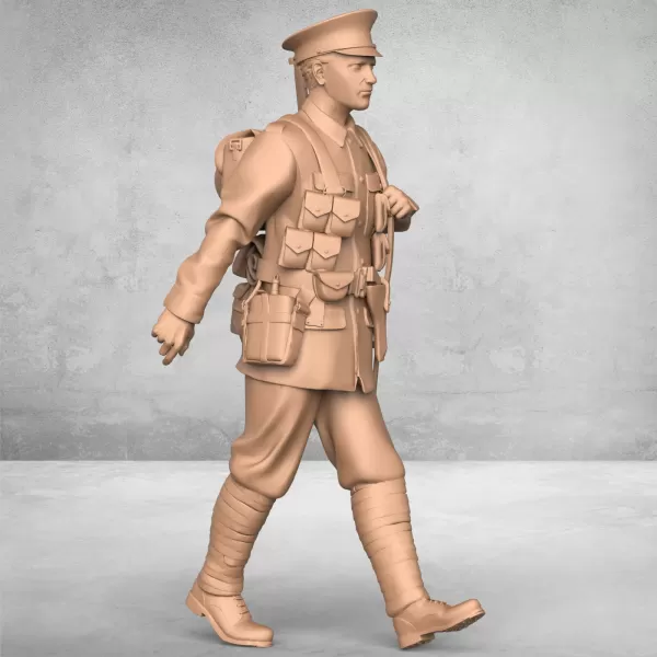 Army Marching Soldier - Model preview 3