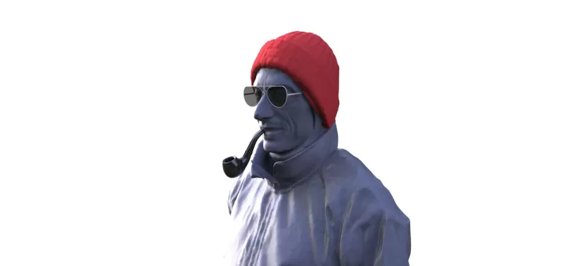 Figure for ship model calypso - Model preview 2