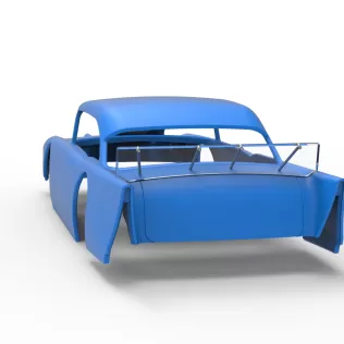 Shell of Vintage Asphalt Modified stock car V9 Scale 1:25 - Model thumbnail 10