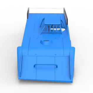 Shell of Wedge Dirt Late model Scale 1:25 - Model thumbnail 6