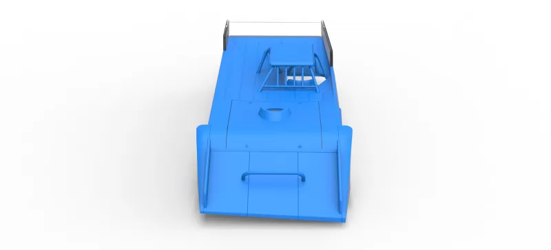 Shell of Wedge Dirt Late model Scale 1:25 - Model preview 6