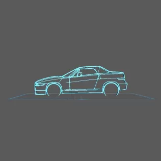 Lexus - RZ Wall Art - Model thumbnail 1