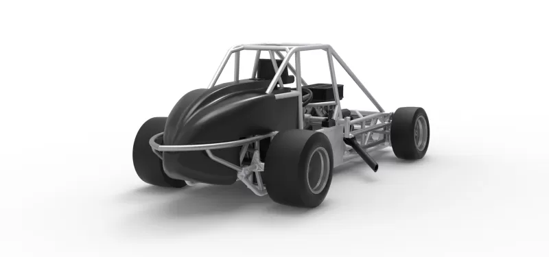 Experimental Pavement Silver Crown Car Base Version 3 Scale 1:25 - Model preview 18