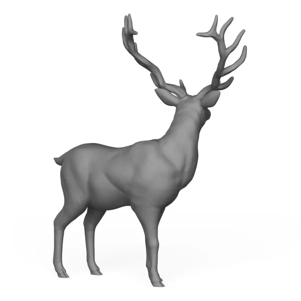 Stag Deer Animal - Model preview 5