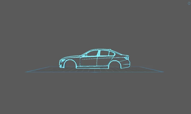 BMW - Serie 3 F30 2015 Wall Art - Model preview 1