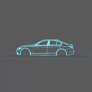 BMW - Serie 3 F30 2015 Wall Art