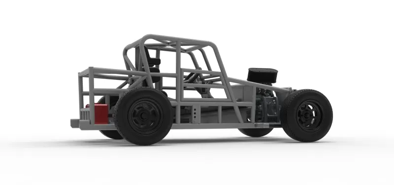 Dwarf car Base Version 2 Scale 1:25 - Model preview 21