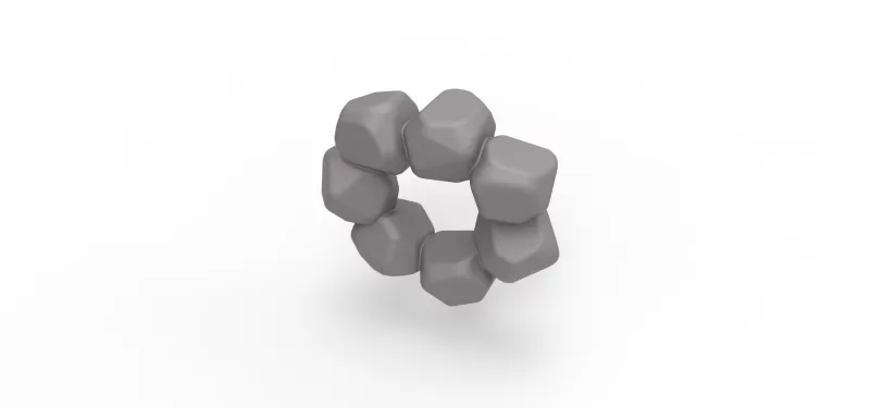 Stone cock ring - Model preview 2