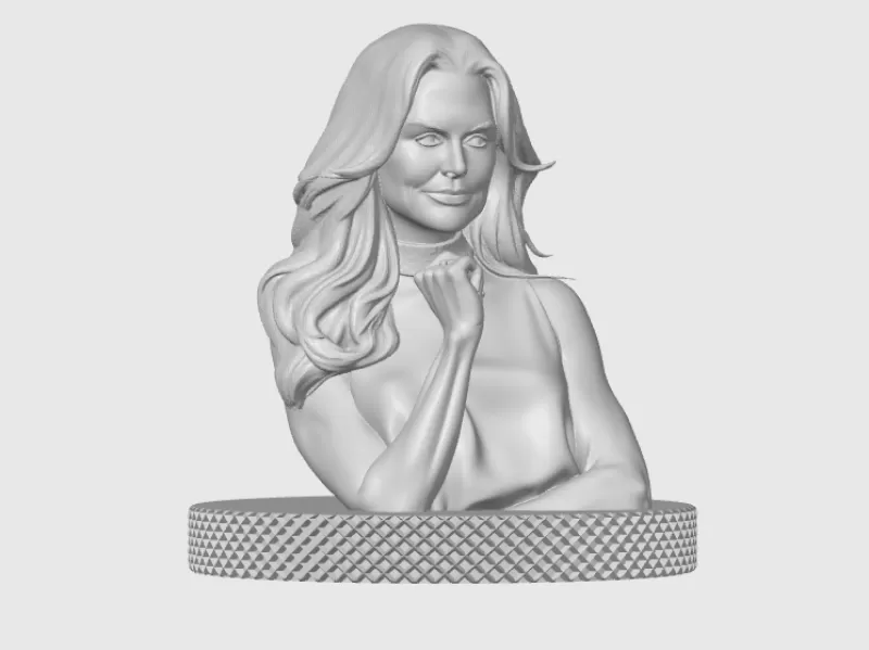 Nicole Kidman 3D Bust Print - Model preview 3