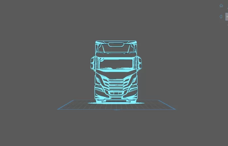 Truck - Scania Wall Art - Model preview 1