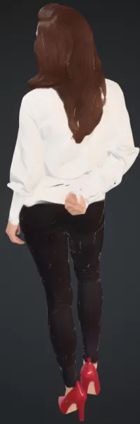 Frau mit bluse - Model preview 3