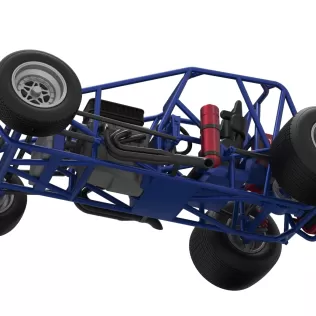 Dirt Silver Crown Car Base Scale 1:25 - Model thumbnail 3