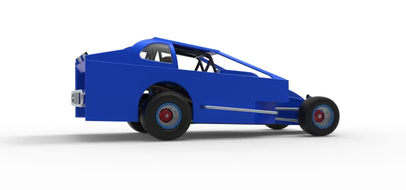Northeast Dirt Modified stock car Version 2 Scale 1:25 - Model preview 21