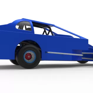 Northeast Dirt Modified stock car Version 2 Scale 1:25 - Model thumbnail 21