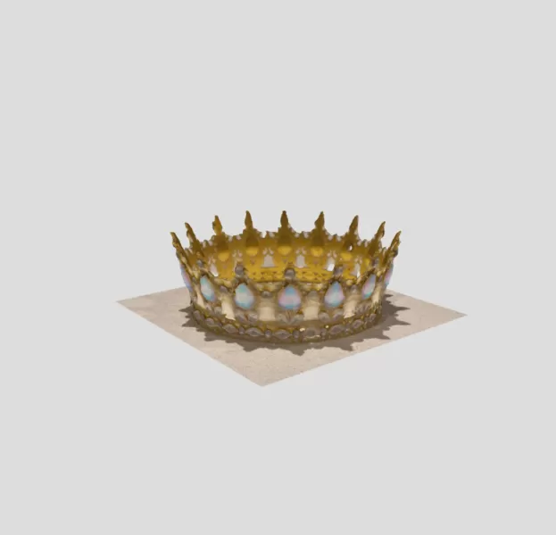 Ornamental Crown - Model preview 1