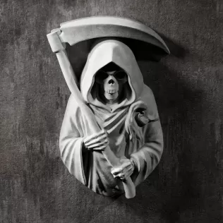 Grim Reaper Bust Relief #RoZ - Model thumbnail 5