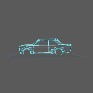 Fiat - 131 Classic Wall Art