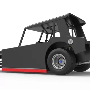 Vintage Dirt Modified stock car Version 6 Scale 1:25 - Model thumbnail 13