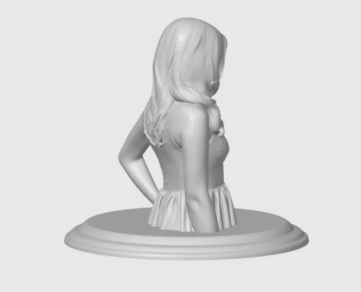 Erin Moriarty 3D Bust - Model preview 8
