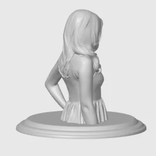 Erin Moriarty 3D Bust - Model thumbnail 8