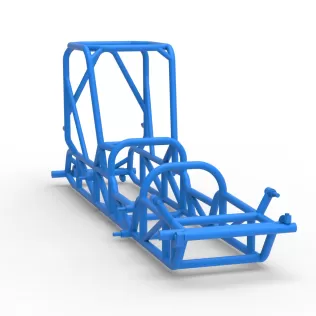 Frame of Dirt Silver Crown Champ car Version 2 Scale 1:25