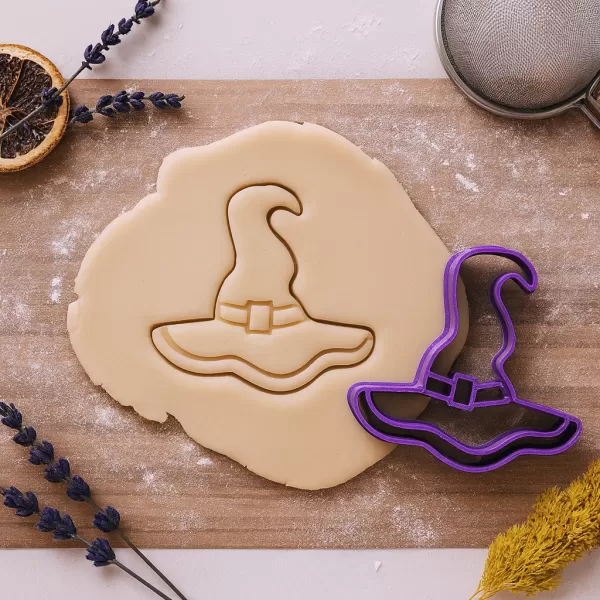 Halloween Witch Hat Cookie Cutter, Halloween Surprise & Gift - Model preview 2