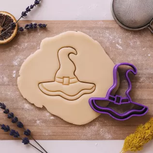 Halloween Witch Hat Cookie Cutter, Halloween Surprise & Gift - Model thumbnail 2