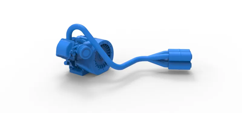 Engine of Quarter Midget Scale 1:16 - Model preview 10