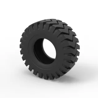 Tractor tire 38 Scale 1:25 - Model thumbnail 7