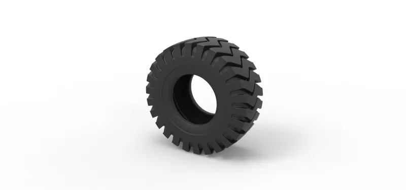 Tractor tire 38 Scale 1:25 - Model preview 7