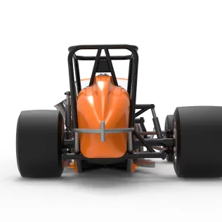 Vintage Pavement Sprint car Scale 1:25 - Model thumbnail 16