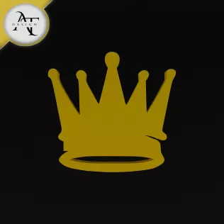 Simple Crown Symbol - 2D Art