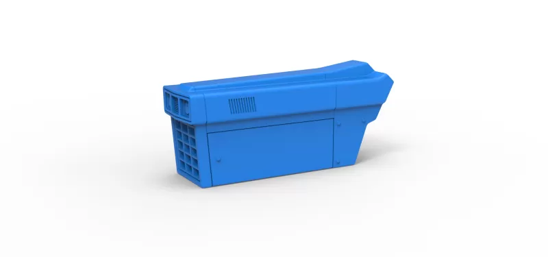 Hood of Pulling tractor Version 1 Scale 1:25 - Model preview 1