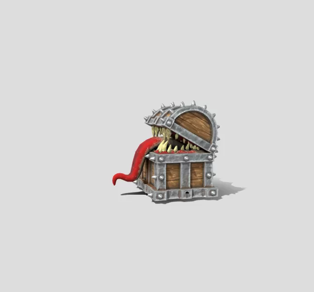 Chest Monster - Model preview 2