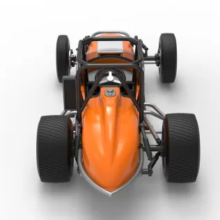 Dirt Silver Crown Champ car Version 2 Scale 1:25 - Model thumbnail 17