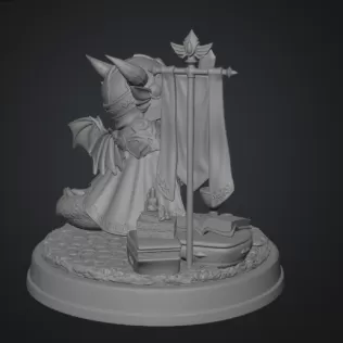 Holy Knight Dragon STL File for 3D print - Model thumbnail 12