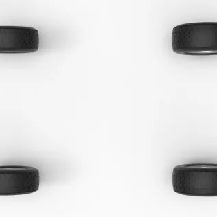 Wheel Set of Mod Lite Race car Version 2 Scale 1:25 - Model thumbnail 5