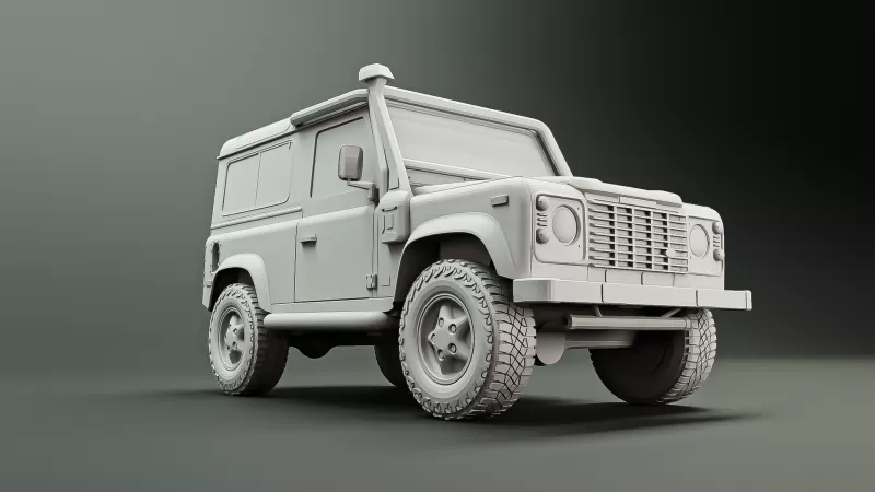 1997 Land Rover Defender 90 #RoZ - Model preview 2