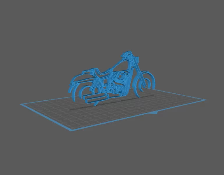 Harley Davidson - Fat Bob Wall Art - Model preview 2